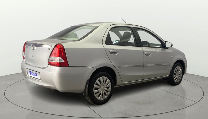 2013 Toyota Etios G, Petrol, Manual, 48,919 km, Right Back Diagonal