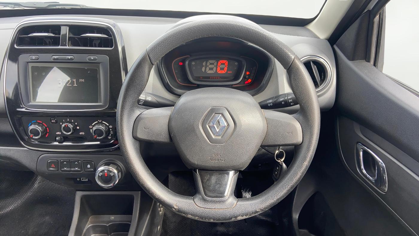 2019 Renault Kwid RXT 1.0 AMT (O), Petrol, Automatic, 33,868 km, Steering Wheel Close Up