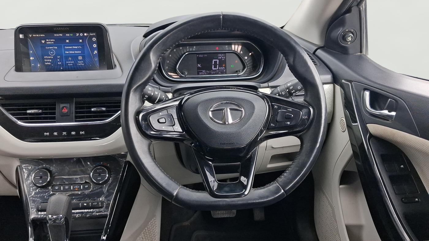 2023 Tata NEXON XZA PLUS SUNROOF PETROL, Petrol, Automatic, 32,224 km, Steering Wheel Close Up