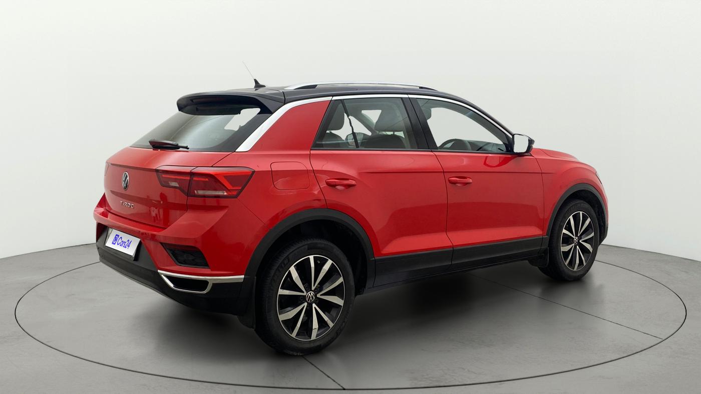 2021 Volkswagen T-ROC 1.5 TSI AT, Petrol, Automatic, 1,20,900 km, Right Back Diagonal