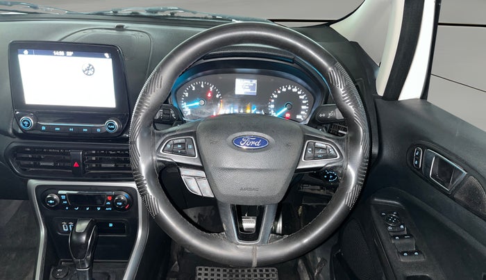 2018 Ford Ecosport TITANIUM + 1.5L PETROL AT, Petrol, Automatic, 51,428 km, Steering Wheel Close Up