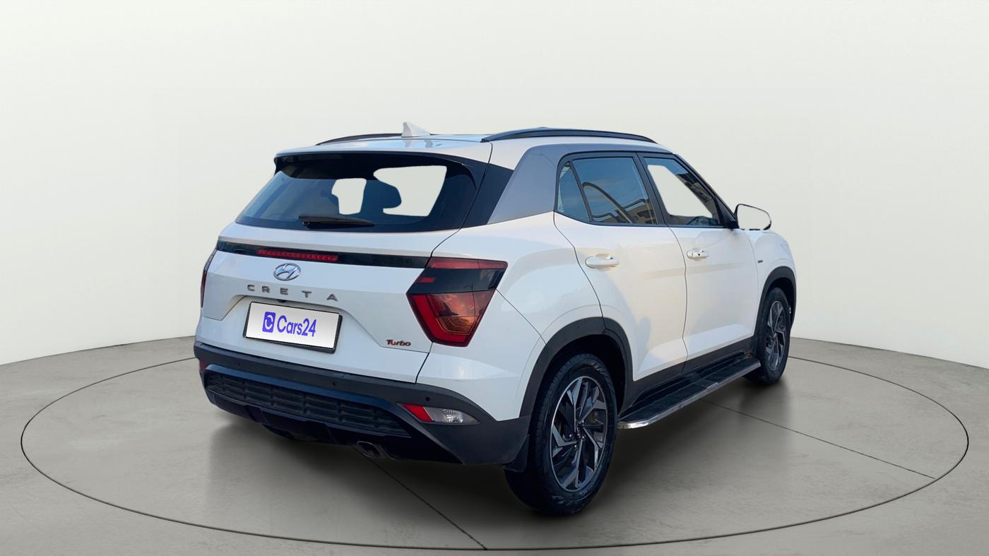 2022 Hyundai Creta SX (O) 1.4 TURBO DCT, Petrol, Automatic, 67,958 km, Right Back Diagonal