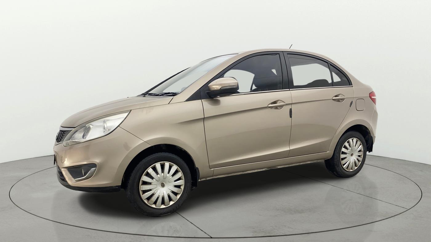2015 Tata Zest XMS PETROL, Petrol, Manual, 79,752 km, Left Front Diagonal