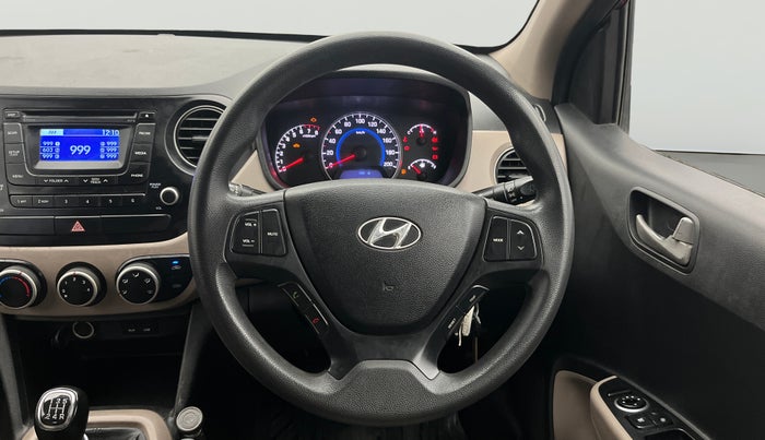 2015 Hyundai Grand i10 SPORTZ 1.2 KAPPA VTVT, Petrol, Manual, 73,042 km, Steering Wheel Close Up