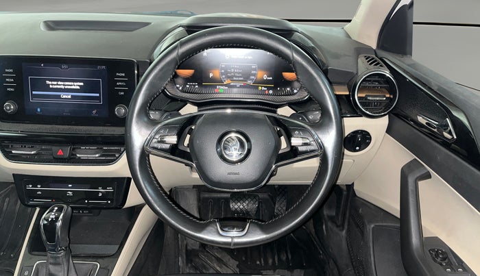 2023 Skoda SLAVIA STYLE 1.0L TSI AT, Petrol, Automatic, 37,294 km, Steering Wheel Close Up