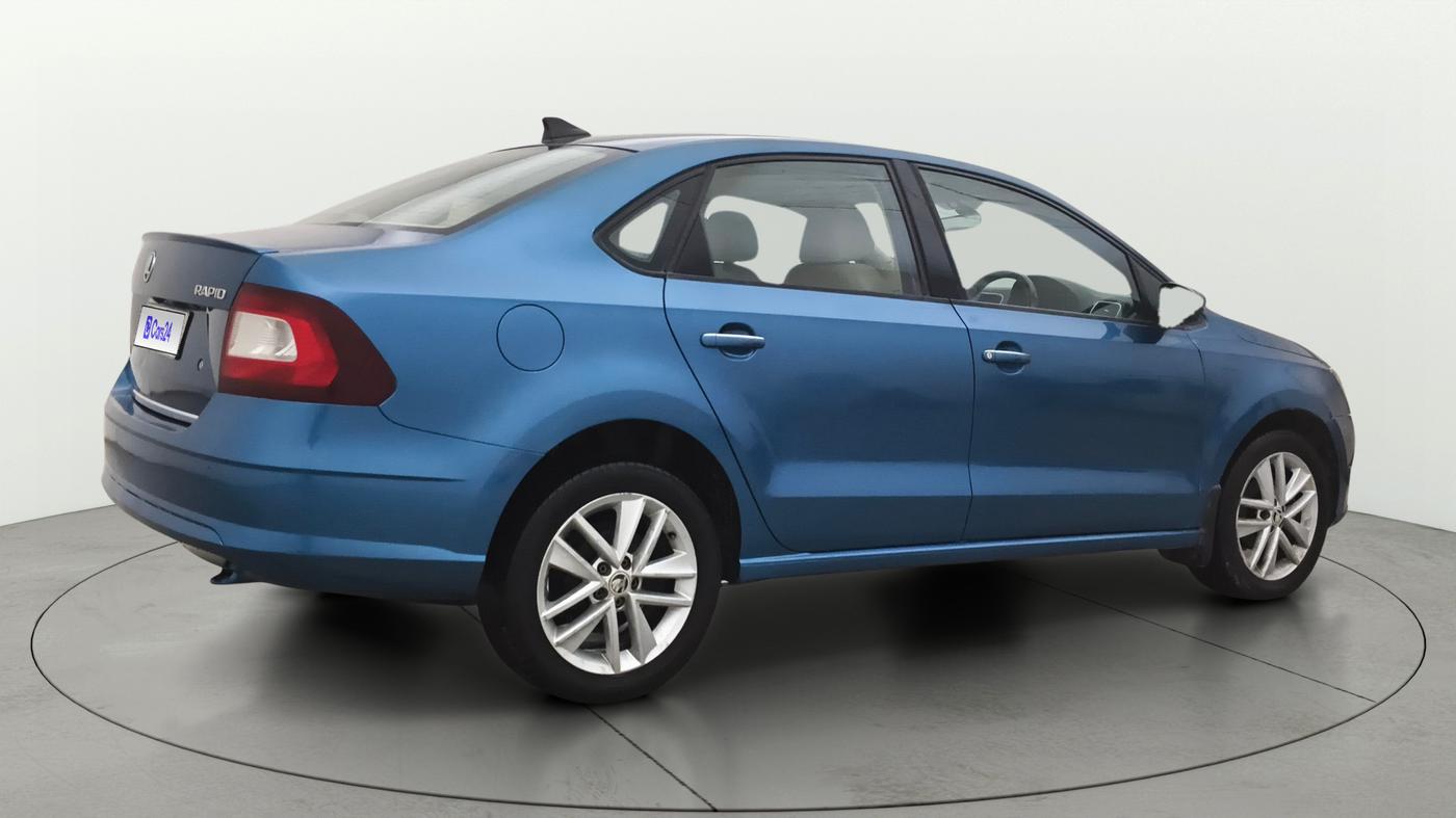 2017 Skoda Rapid STYLE 1.6 MPI, Petrol, Manual, 78,873 km, Right Back Diagonal