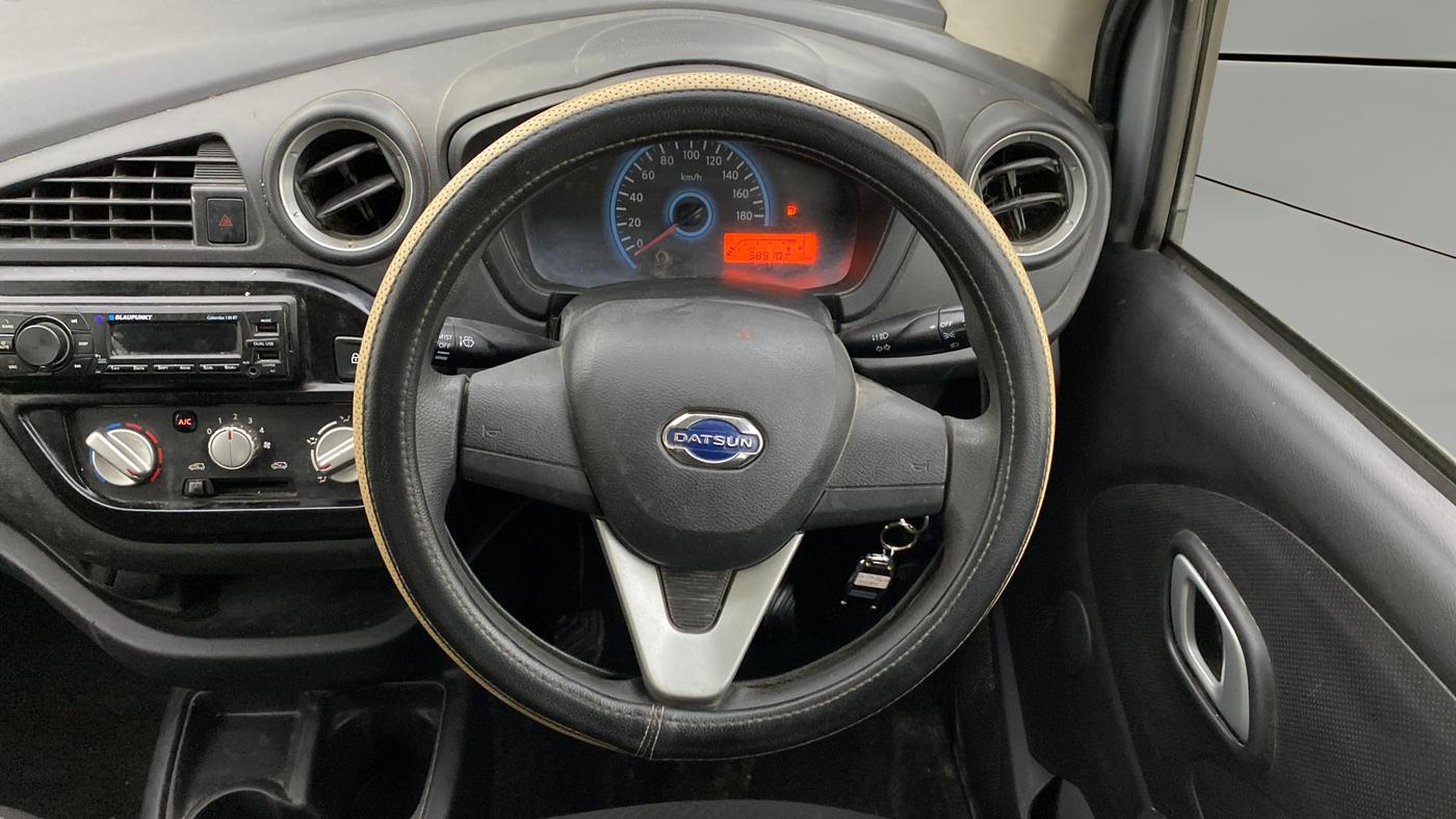2018 Datsun Redi Go T (O), Petrol, Manual, 58,909 km, Steering Wheel Close Up