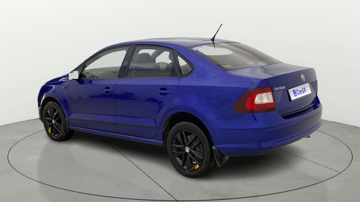 2020 Skoda Rapid AMBITION AT TSI, Petrol, Automatic, 1,03,591 km, Left Back Diagonal