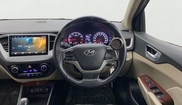 2019 Hyundai Verna 1.4 EX PETROL, Petrol, Manual, 73,775 km, Steering Wheel Close Up