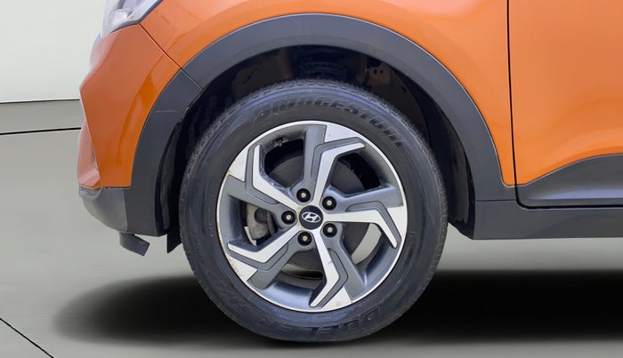 2018 Hyundai Creta SX AT 1.6 PETROL, Petrol, Automatic, 43,113 km, Left Front Wheel