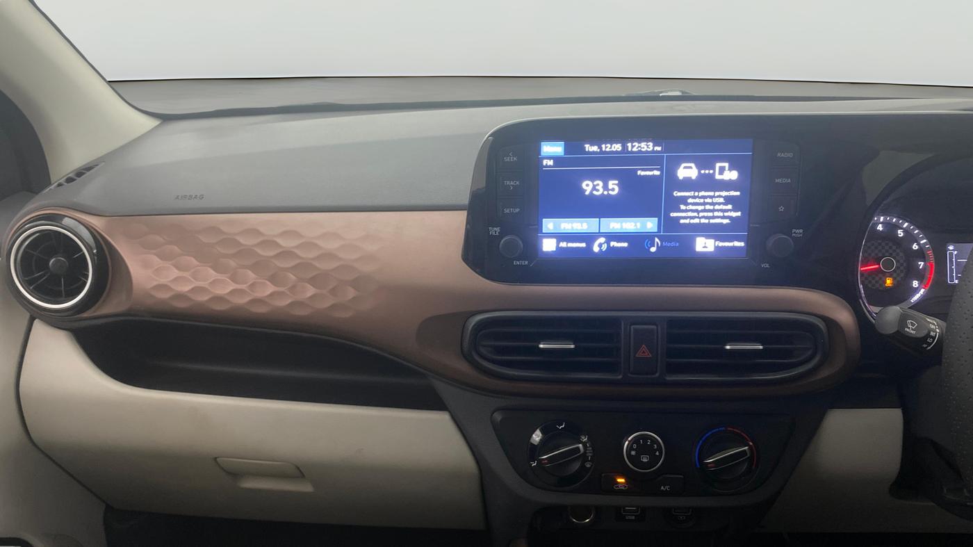 2022 Hyundai AURA SX 1.2 CNG, CNG, Manual, 9,680 km, Air Conditioner