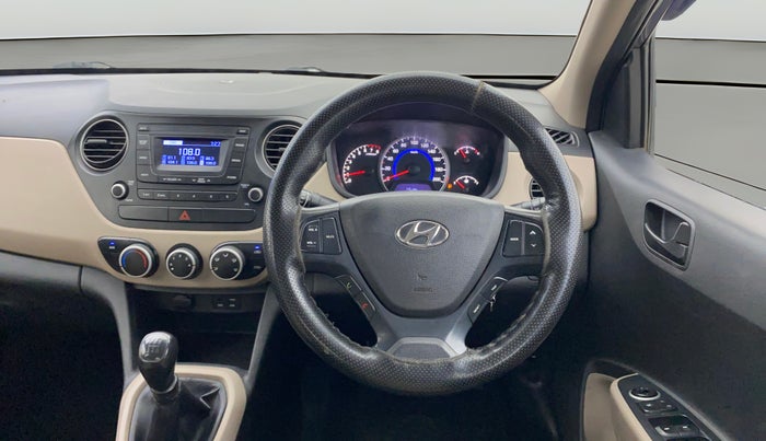 2018 Hyundai Grand i10 MAGNA 1.2 KAPPA VTVT, CNG, Manual, 1,32,621 km, Steering Wheel Close Up