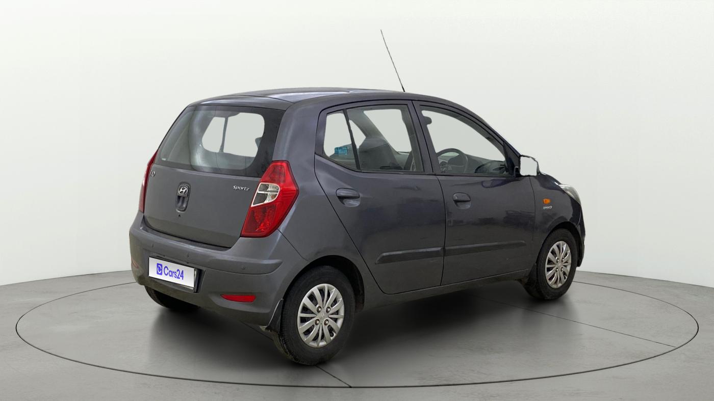 2014 Hyundai i10 SPORTZ 1.1, Petrol, Manual, 87,440 km, Right Back Diagonal