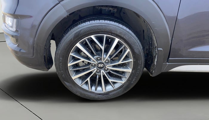 2021 Hyundai Tucson GLS 2WD AT PETROL, Petrol, Automatic, 83,796 km, Left Front Wheel