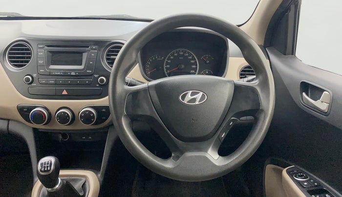 2014 Hyundai Grand i10 SPORTZ 1.2 KAPPA VTVT, Petrol, Manual, 76,435 km, Steering Wheel Close Up