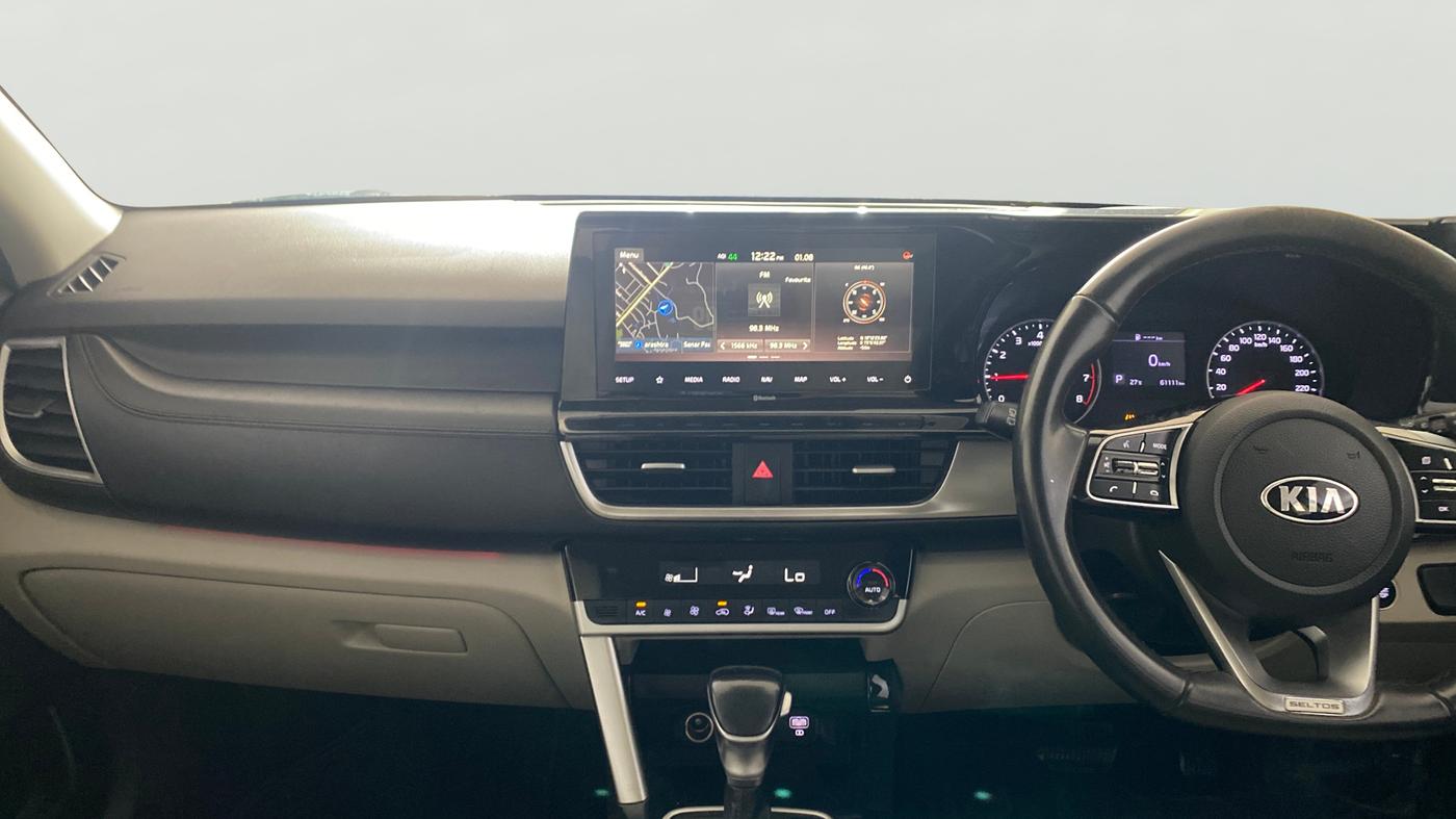 2020 KIA SELTOS HTX IVT 1.5 PETROL, Petrol, Automatic, 61,110 km, Air Conditioner