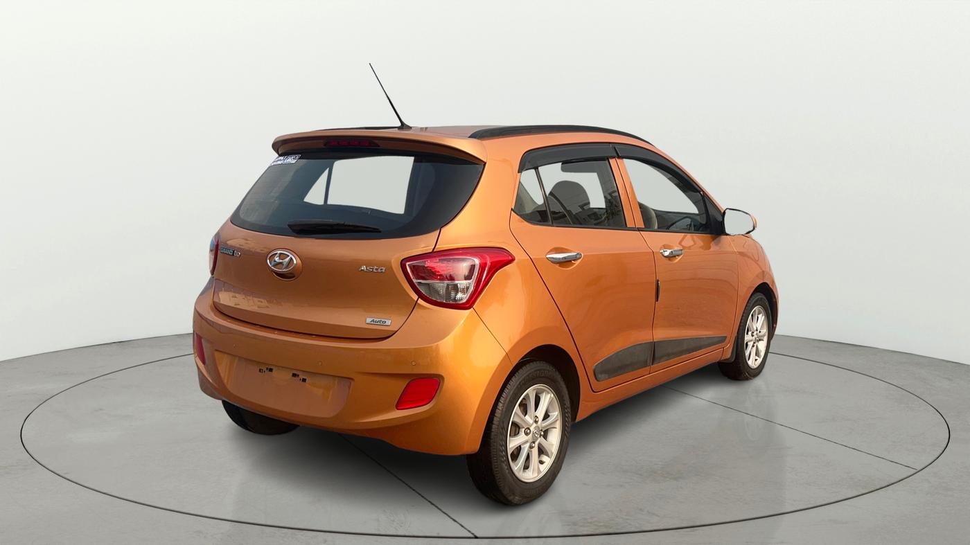 2015 Hyundai Grand i10 ASTA AT 1.2 KAPPA VTVT, Petrol, Automatic, 87,358 km, Right Back Diagonal