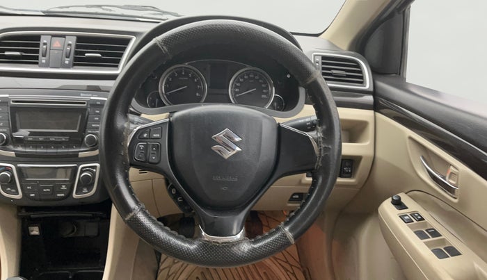 2015 Maruti Ciaz ZXI, Petrol, Manual, 92,340 km, Steering Wheel Close Up
