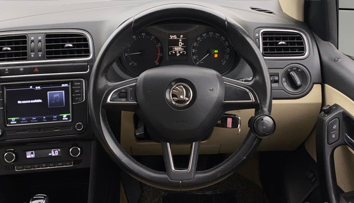2020 Skoda Rapid AMBITION AT TSI, Petrol, Automatic, 1,16,692 km, Steering Wheel Close Up