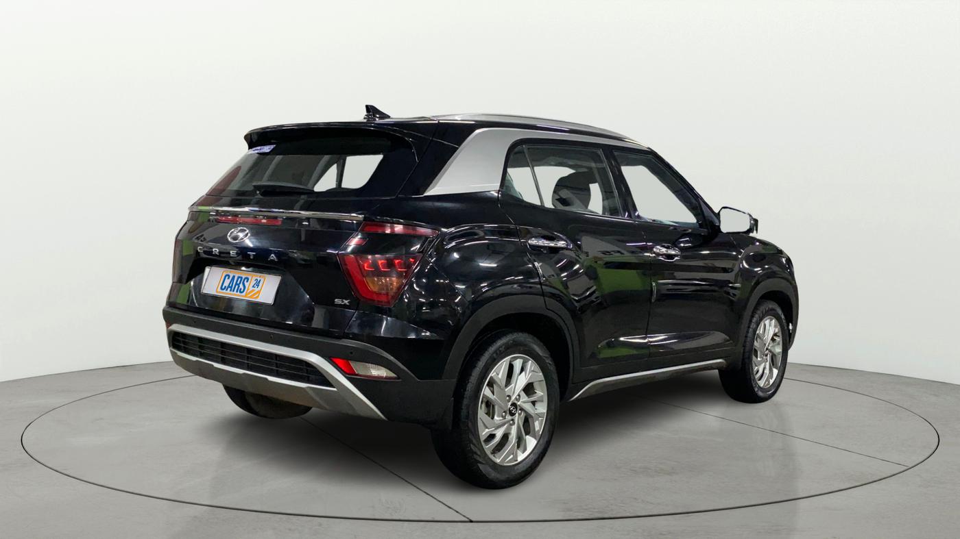 2021 Hyundai Creta SX 1.5 PETROL, Petrol, Manual, 45,577 km, Right Back Diagonal