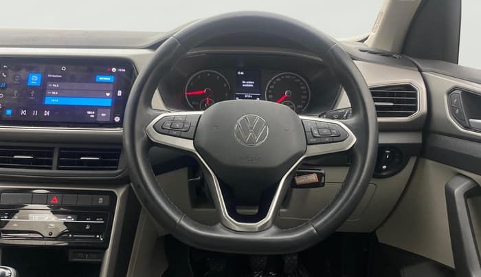 2023 Volkswagen TAIGUN HIGHLINE 1.0 TSI MT, Petrol, Manual, 27,931 km, Steering Wheel Close Up