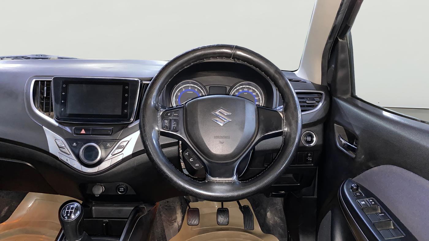2019 Maruti Baleno ZETA PETROL 1.2, Petrol, Manual, 63,021 km, Steering Wheel Close Up