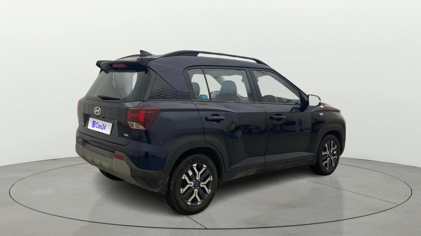 2024 Hyundai EXTER SX(O) CONNECT 1.2 AMT, Petrol, Automatic, 15,433 km, Right Back Diagonal