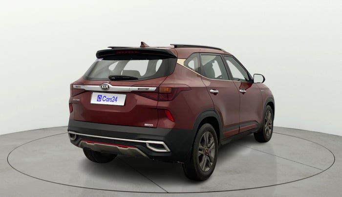 2019 KIA SELTOS GTX PLUS DCT 1.4 PETROL, Petrol, Automatic, 1,00,929 km, Right Back Diagonal