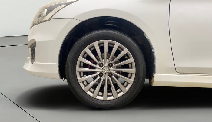 2017 Maruti Ciaz ALPHA DIESEL 1.3, Diesel, Manual, 62,351 km, Left Front Wheel