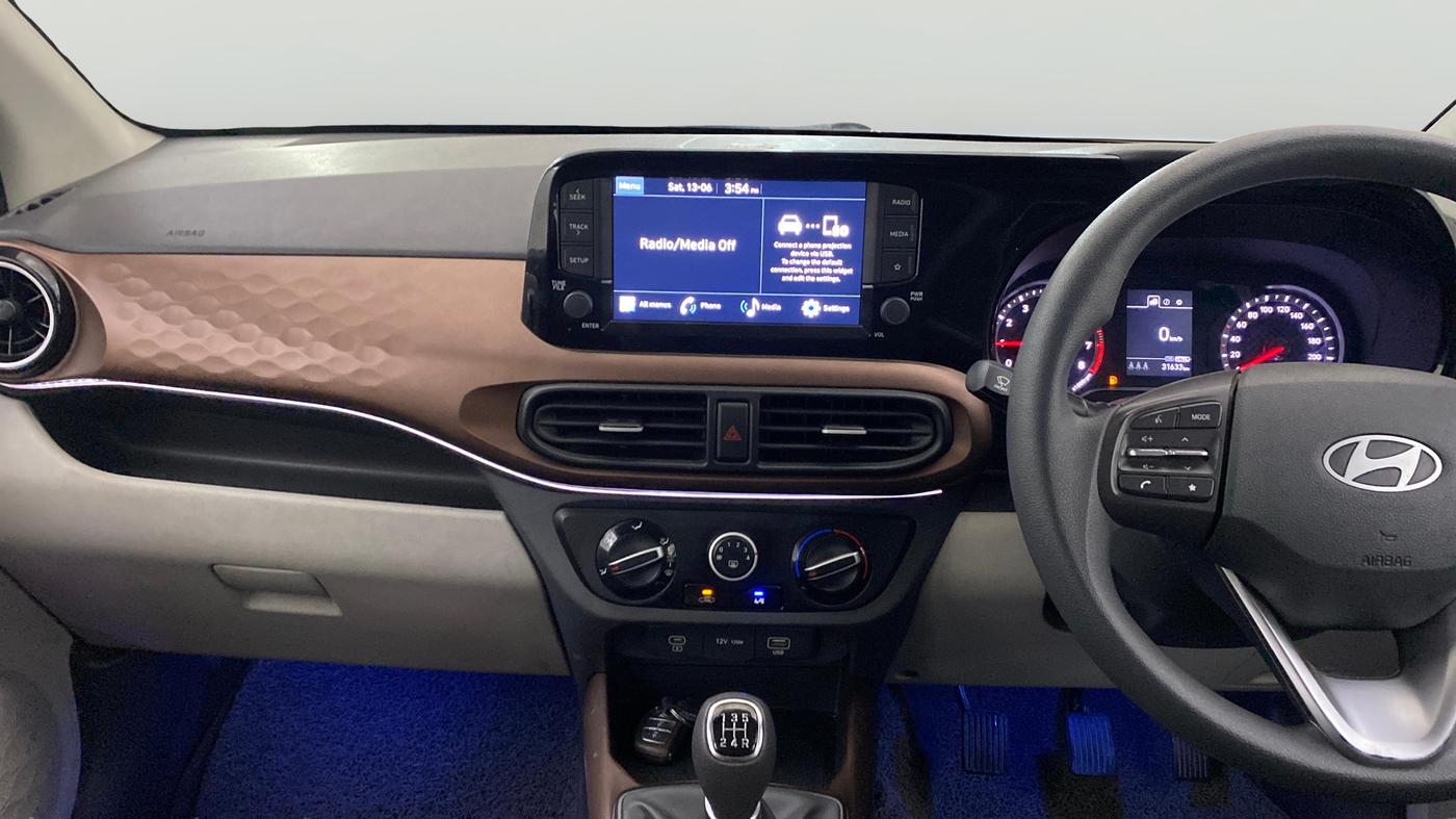 2023 Hyundai AURA SX 1.2 CNG, CNG, Manual, 31,633 km, Air Conditioner