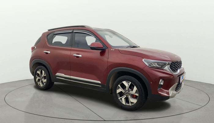 2021 KIA SONET HTX PLUS 1.0 IMT, Petrol, Manual, 50,123 km, Right Front Diagonal