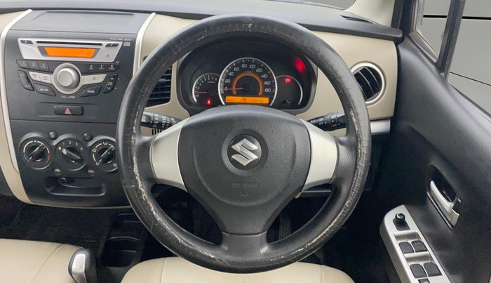 2016 Maruti Wagon R 1.0 VXI AMT, Petrol, Automatic, 49,802 km, Steering Wheel Close Up