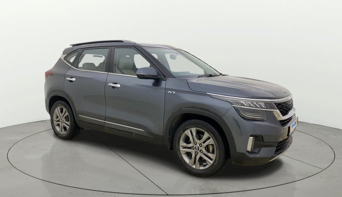 2020 KIA SELTOS HTX IVT 1.5 PETROL, Petrol, Automatic, 81,975 km, Right Front Diagonal