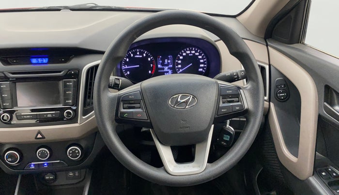 2017 Hyundai Creta E PLUS 1.6 PETROL, Petrol, Manual, 54,509 km, Steering Wheel Close Up