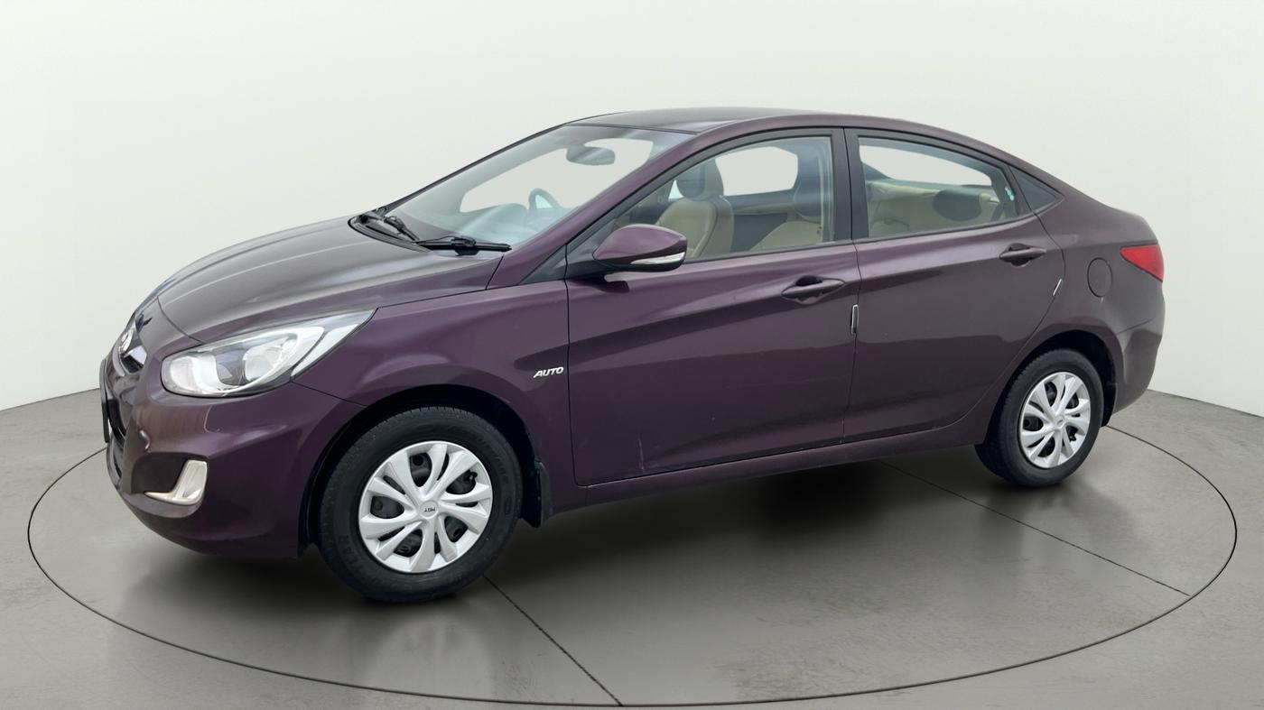 2013 Hyundai Verna FLUIDIC VTVT 1.6 EX AT, Petrol, Automatic, 88,573 km, Left Front Diagonal