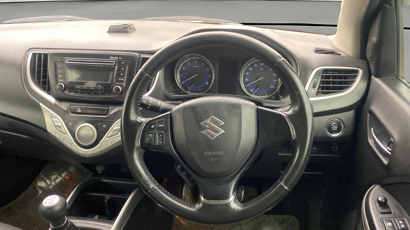 2016 Maruti Baleno ZETA PETROL 1.2, Petrol, Manual, 70,773 km, Steering Wheel Close Up