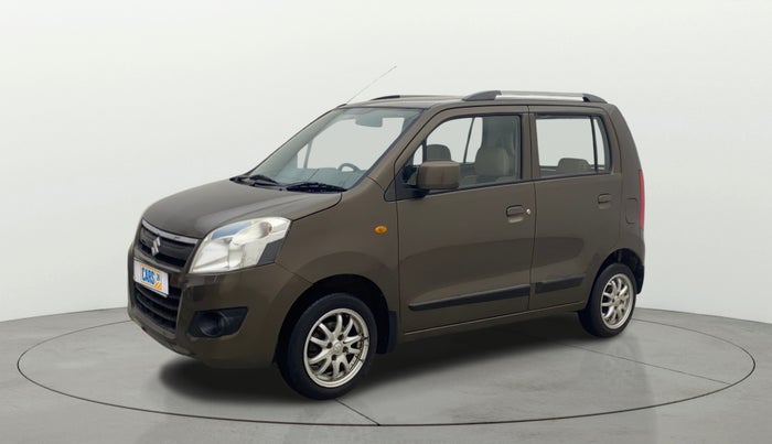 2017 Maruti Wagon R 1.0 VXI AMT, Petrol, Automatic, 27,997 km, Left Front Diagonal
