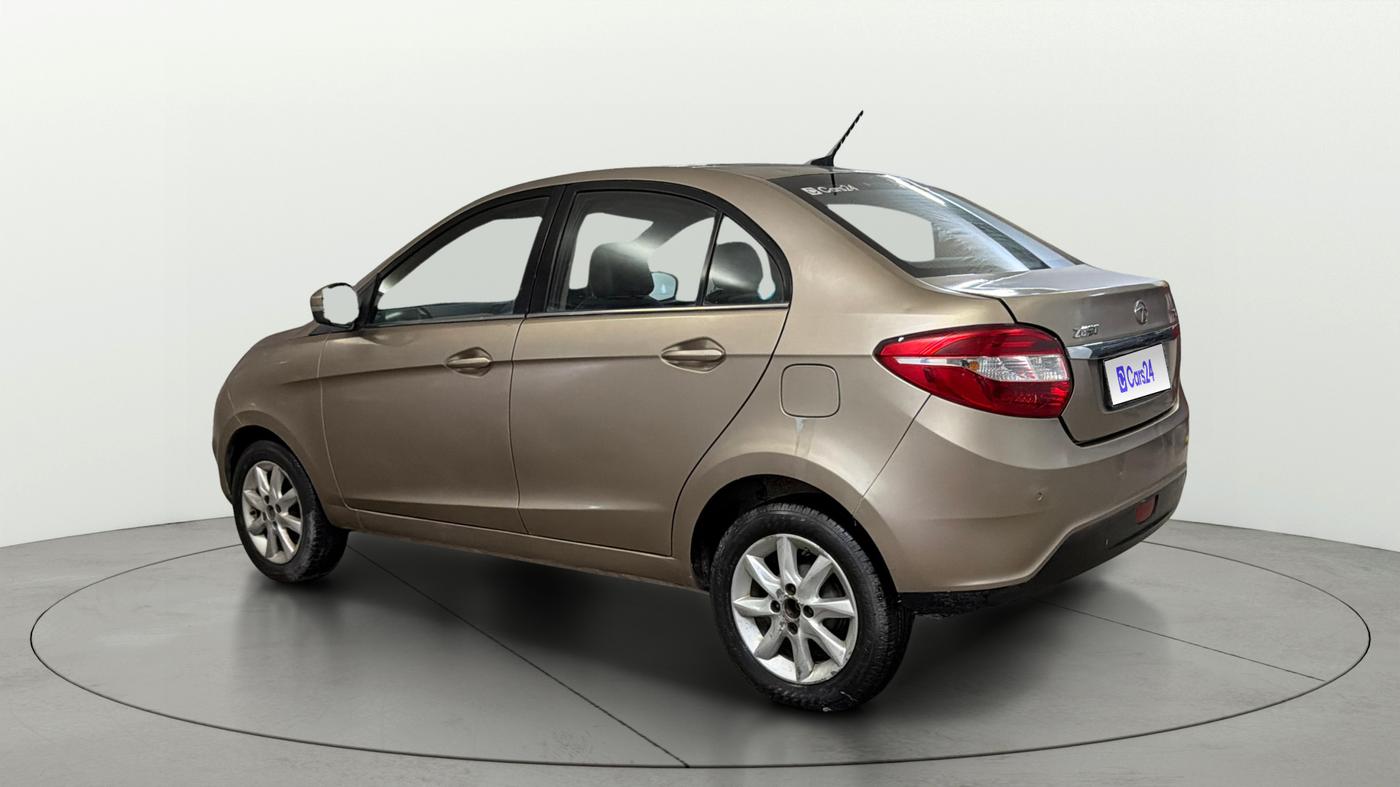 2014 Tata Zest XT PETROL, Petrol, Manual, 74,150 km, Left Back Diagonal