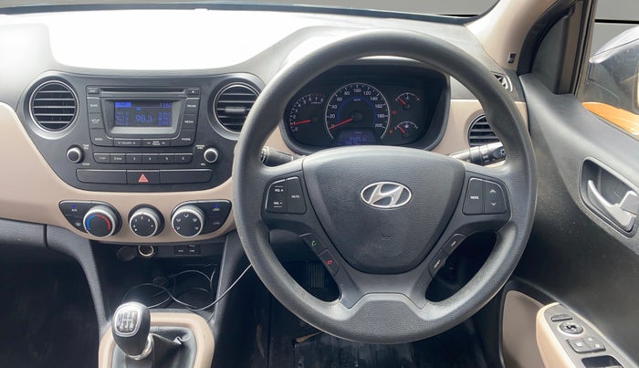 2016 Hyundai Grand i10 SPORTZ 1.2 KAPPA VTVT, Petrol, Manual, 79,534 km, Steering Wheel Close Up