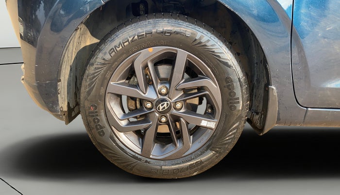 2021 Hyundai GRAND I10 NIOS SPORTZ AMT 1.2 KAPPA VTVT, Petrol, Automatic, 30,399 km, Left Front Wheel