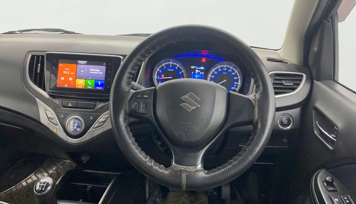 2019 Maruti Baleno ZETA PETROL 1.2, Petrol, Manual, 1,10,680 km, Steering Wheel Close Up
