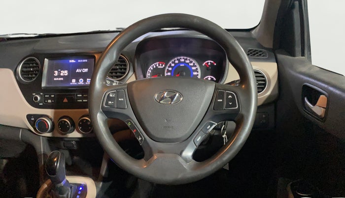 2017 Hyundai Grand i10 SPORTZ (O) AT 1.2 KAPPA VTVT, Petrol, Automatic, 77,839 km, Steering Wheel Close Up