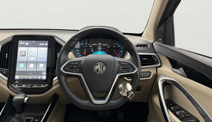 2021 MG HECTOR SHARP 1.5 PETROL CVT, Petrol, Automatic, 16,059 km, Steering Wheel Close Up