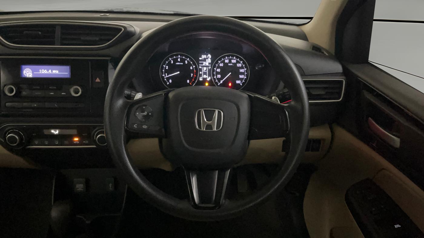 2020 Honda Amaze 1.2L I-VTEC V CVT, Petrol, Automatic, 25,225 km, Steering Wheel Close Up
