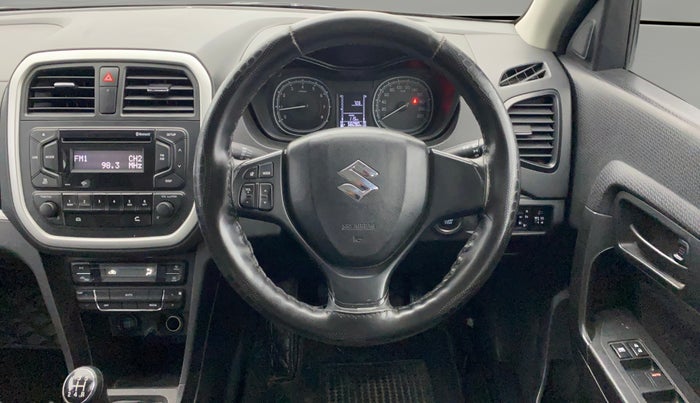 2020 Maruti Vitara Brezza VXI, Petrol, Manual, 56,089 km, Steering Wheel Close Up