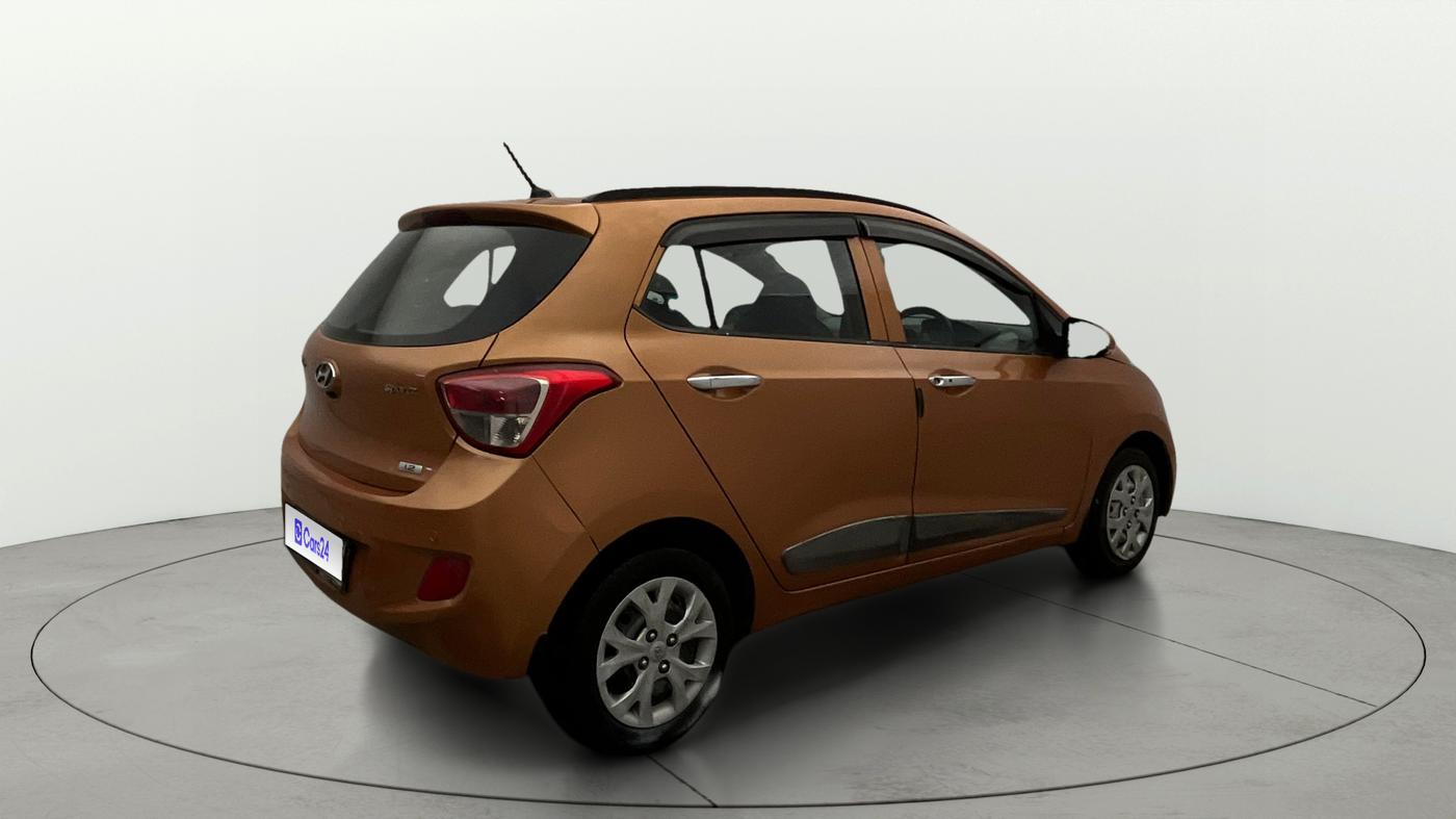 2014 Hyundai Grand i10 SPORTZ 1.2 KAPPA VTVT, Petrol, Manual, 82,749 km, Right Back Diagonal