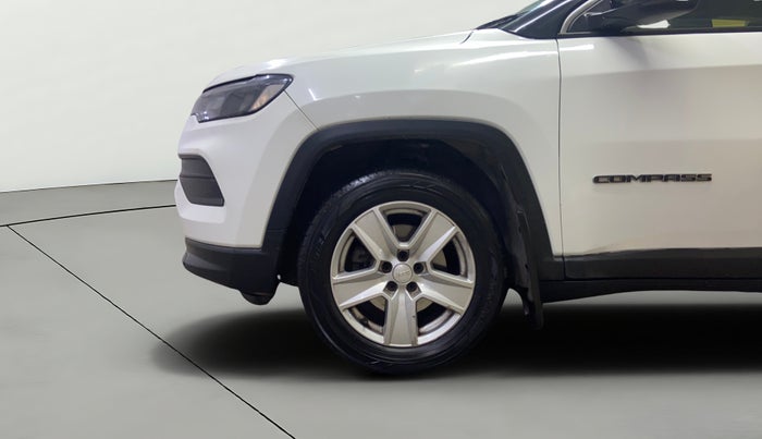 2021 Jeep Compass SPORT 1.4 PETROL DCT, Petrol, Automatic, 1,13,112 km, Left Front Wheel