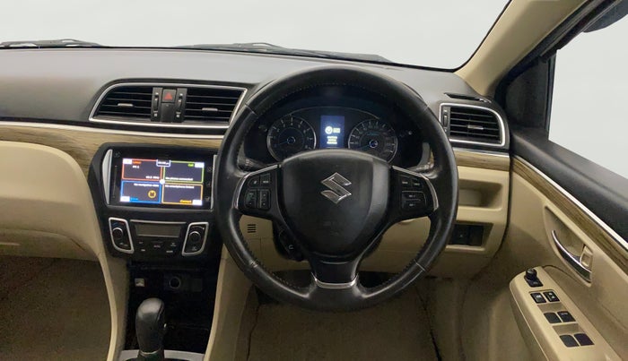 2018 Maruti Ciaz ALPHA  AT 1.5 SHVS PETROL, Petrol, Automatic, 60,510 km, Steering Wheel Close Up
