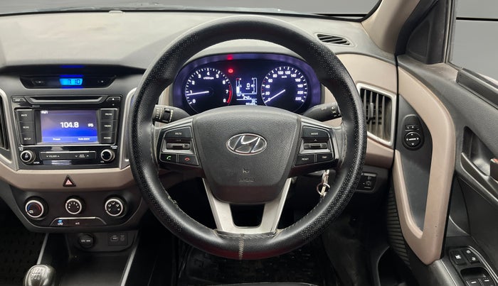 2017 Hyundai Creta E PLUS 1.6 PETROL, Petrol, Manual, 95,454 km, Steering Wheel Close Up
