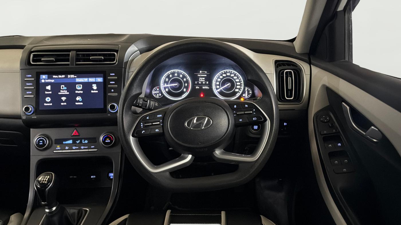 2023 Hyundai Creta S 1.5 PETROL, Petrol, Manual, 56,661 km, Steering Wheel Close Up